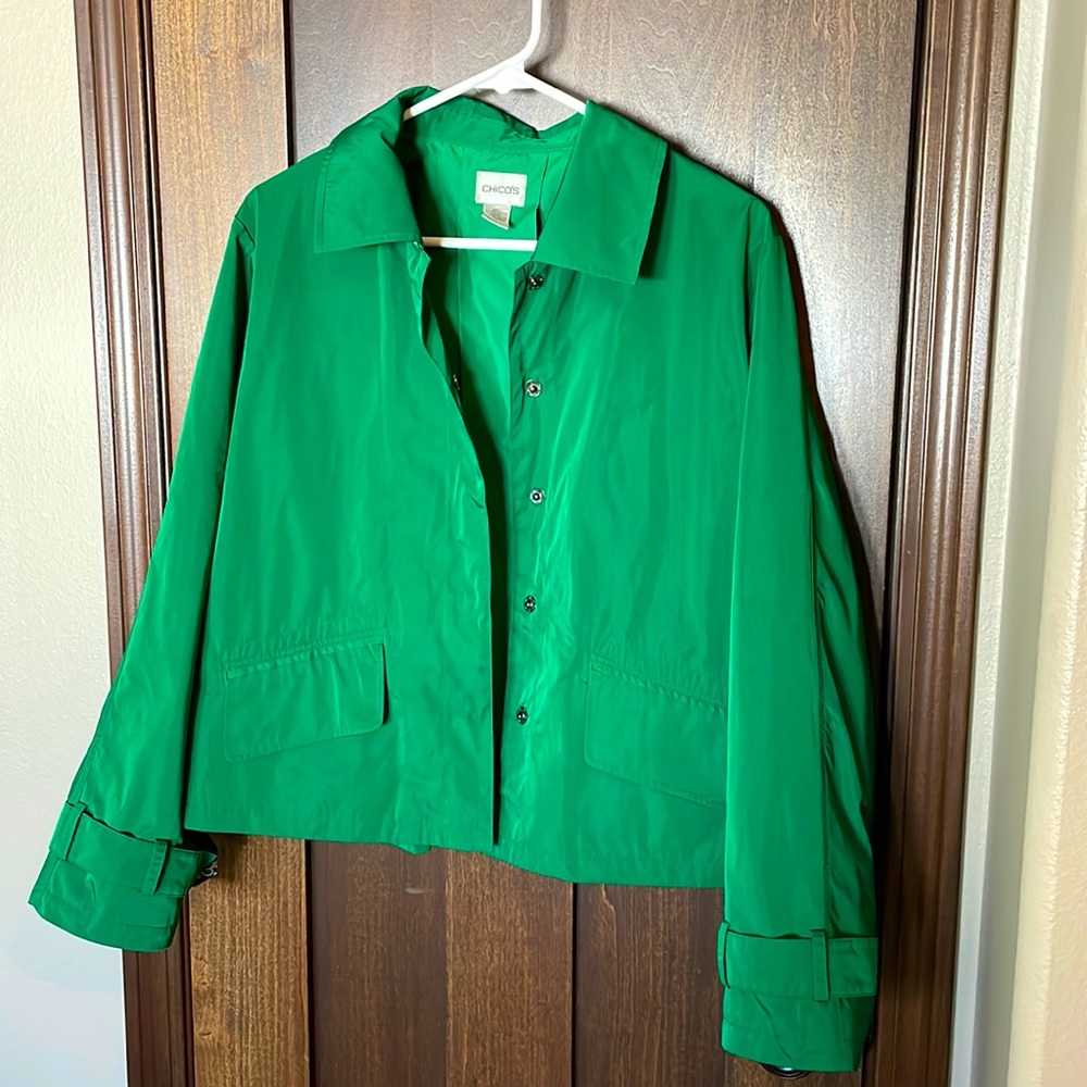 Chicos Kelly Green jacket